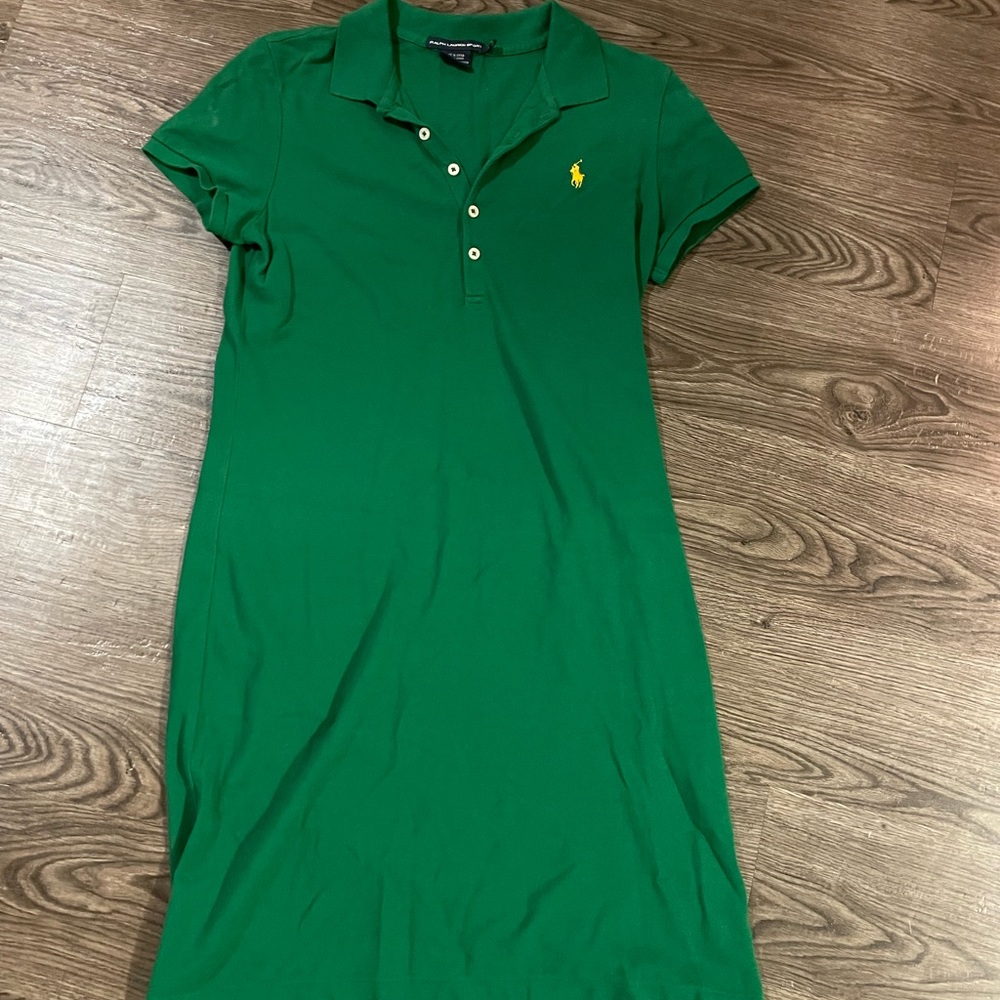 Ralph Lauren Polo Dress, Green, Size Medium